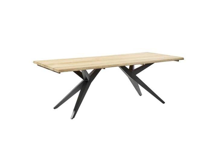 Musterring Holland Gartentisch 220x95cm Aluminium/Teak Schwarz Braun Musterring Holland Gartentisch 220x95cm Aluminium/Teak Schwarz Braun von Musterring