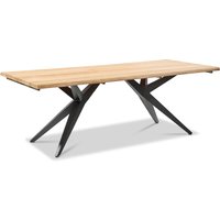 Musterring Holland Tisch Edelstahl/Teak 280x95 cm von Musterring