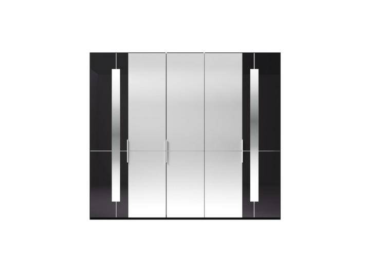 Musterring Imola Drehtürenschrank mit Spiegeltüren inkl. Zierspiegel und 5 Türen - optional mit Zubehör - Dekor graphit , inkl. Schubkasteneinsatz & Einlegeböden 3er Set, Modern, Zeitlos von Musterring