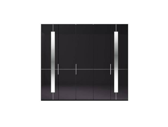 Musterring Imola Drehtürenschrank mit Zierspiegel und 5 Türen - optional mit Zubehör - Dekor graphit , inkl. Schubkasteneinsatz & Einlegeböden 3er Set, Modern, Zeitlos von Musterring