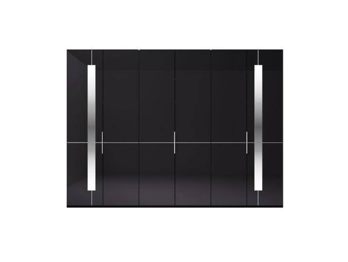 Musterring Imola Drehtürenschrank mit Zierspiegel und 6 Türen - optional mit Zubehör - Dekor graphit , inkl. Schubkasteneinsatz & Schrankunterteilung, Modern, Zeitlos von Musterring