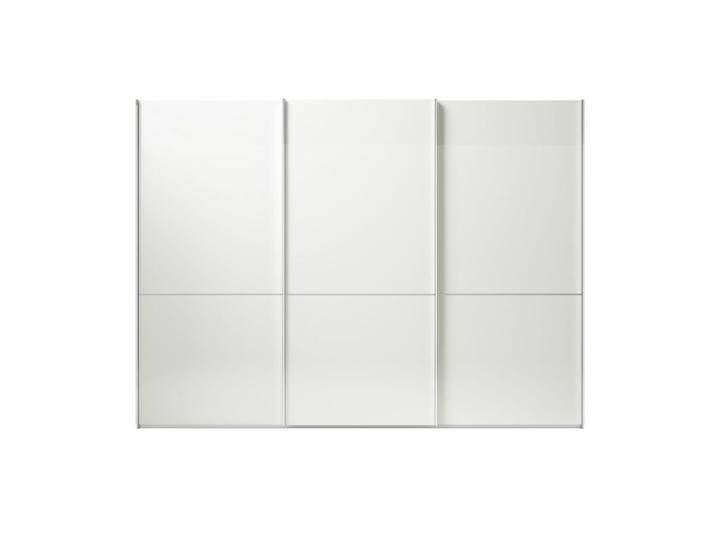 Musterring Imola Schwebetürenschrank mit 3 Glastüren - optional mit Zubehör - Dekor weiß , Komfort Modell, Modern, Zeitlos von Musterring