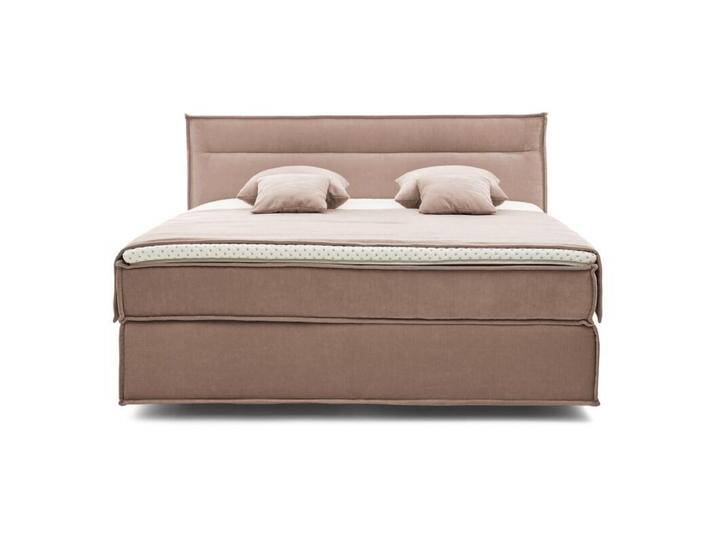 Musterring JustB! Boxspringbett inkl. Topper und Classic TT Partnermatratze - Flair 10072 beige-braun , Soft Soft von Musterring