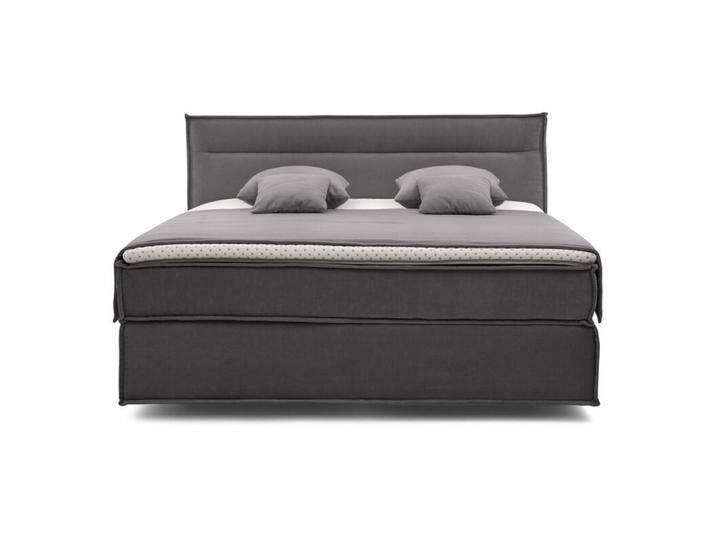 Musterring JustB! Boxspringbett inkl. Topper und Classic TT Partnermatratze - Flair 10093 grau , Hart Soft Musterring JustB! Boxspringbett inkl. Topper und Classic TT Partnermatratze - Flair 10093 grau , Hart Soft von Musterring
