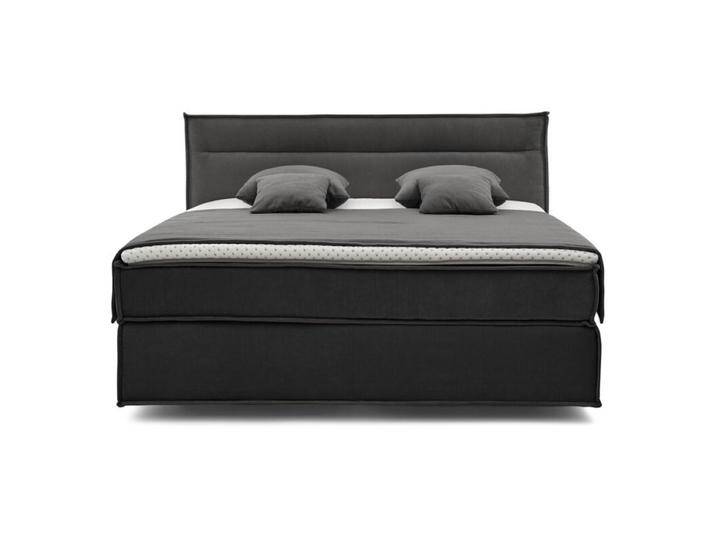 Musterring JustB! Boxspringbett inkl. Topper und Classic TT Partnermatratze - Flair 10099 schwarz , Hart Soft von Musterring