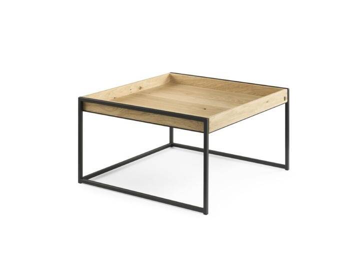 Musterring JustB! CT100 Couchtisch M102 mit Platte aus Eichefurnier - Tablett fest Wildeiche hell furniert von Musterring