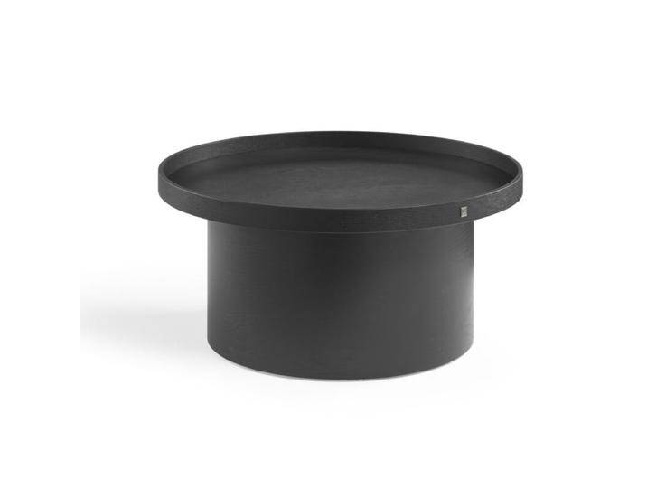 Musterring JustB CT100 Couchtisch M162 aus Eichefurnier - Tablett fest Eiche schwarz furniert von Musterring