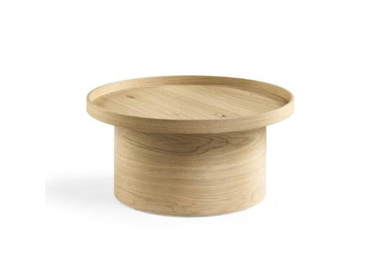 Musterring JustB CT100 Couchtisch M162 aus Eichefurnier - Tablett fest Wildeiche hell furniert von Musterring