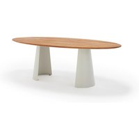 Musterring JustB! Gartentisch 200x110cm Aluminium/Teak Natur von Musterring