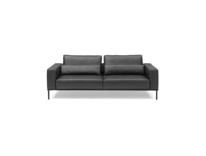 Musterring JustB! Ledersofa optional mit motorischem Sitzvorzug - Leder Mercury black , ohne Funktion , ohne Zusatzausstattung , 3,5-Sitzer Sofas von Musterring
