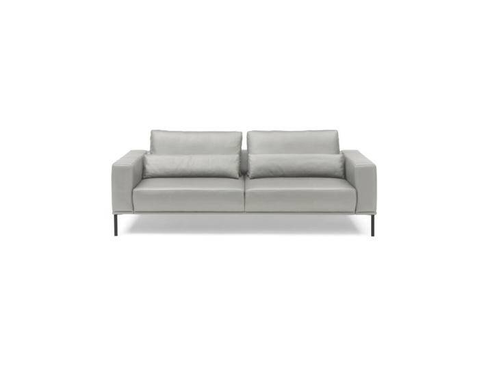 Musterring JustB! Ledersofa optional mit motorischem Sitzvorzug - Leder Mercury light grey , ohne Funktion , inkl. Nierenkissen , 3,5-Sitzer Sofas, Modern, Zeitlos, ohne Funktion von Musterring