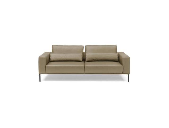 Musterring JustB! Ledersofa optional mit motorischem Sitzvorzug - Leder Mercury macchiato , ohne Funktion , inkl. Nierenkissen , 3-Sitzer Sofas von Musterring