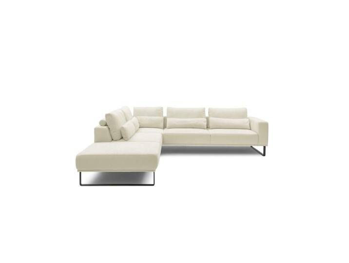 Musterring JustB! PM100 Sofa optional mit motorischem Sitzvorzug - Strukturgewebe Yelda creme , ohne Funktion , inkl. Nierenkissen , links, Modern, Zeitlos, ohne Funktion von Musterring
