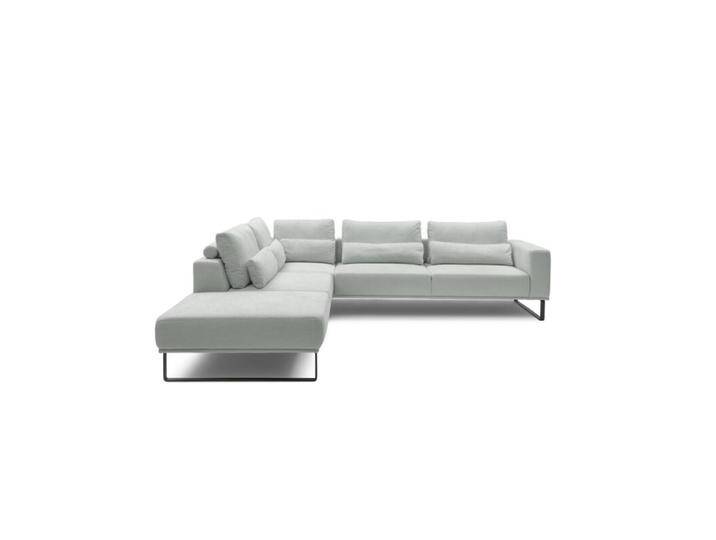 Musterring JustB! PM100 Sofa optional mit motorischem Sitzvorzug - Strukturgewebe Yelda light blue , ohne Funktion , ohne Zusatzausstattung , links, Modern, Zeitlos, ohne Funktion von Musterring