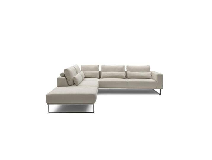 Musterring JustB! PM100 Sofa optional mit motorischem Sitzvorzug - Strukturgewebe Yelda nature , automatische Sitztiefenverstellung , ohne Zusatzausstattung , links, Modern, Zeitlos, automatische Sitztiefenverstellung von Musterring