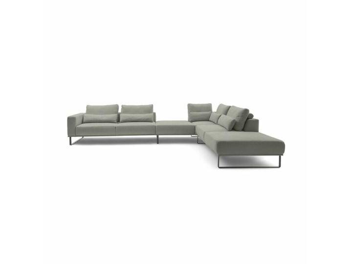 Musterring JustB! PM100 Wohnlandschaft optional mit motorischem Sitzvorzug - Strukturgewebe Yelda light grey , automatische Sitztiefenverstellung , ohne Zusatzausstattung , rechts, Modern, Zeitlos, automatische Sitztiefenverstellung von Musterring