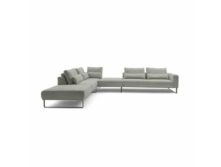 Musterring JustB! PM100 Wohnlandschaft optional mit motorischem Sitzvorzug - Strukturgewebe Yelda light grey , ohne Funktion , ohne Zusatzausstattung , links von Musterring