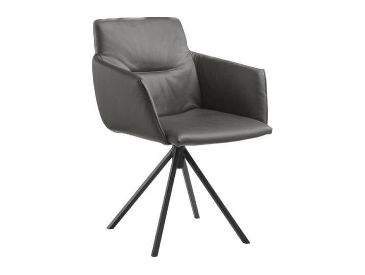 Musterring JustB! SP500 Armlehnstuhl in Leder mit Stativgestell - Leder Z7795 graphite , Drehfunktion & Rückholfunktion Musterring JustB! SP500 Armlehnstuhl in Leder mit Stativgestell - Leder Z7795 graphite , Drehfunktion & Rückholfunktion von Musterring