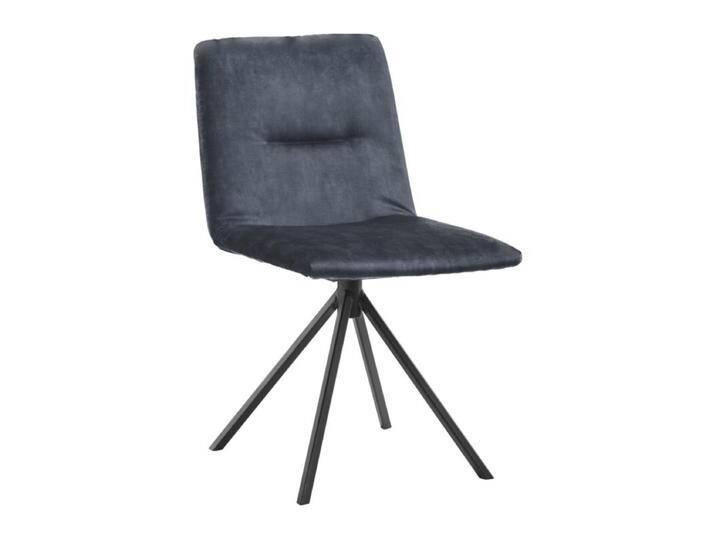 Musterring JustB! SP500 Stuhl in Velours mit Stativgestell - Velours S4129 indigo , Drehfunktion & Rückholfunktion, Modern, Zeitlos, Drehfunktion, Rückholfunktion von Musterring