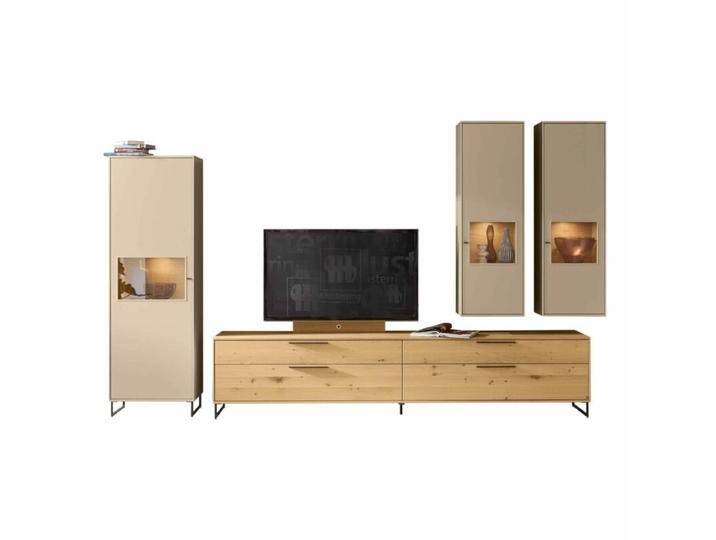 Musterring Kara-Frame Wohnwand 4-teilig mit LED-Beleuchtung und TV-Halterung von Musterring