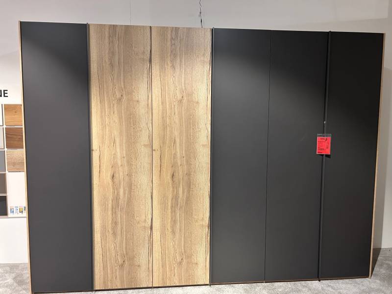 Musterring Kleiderschrank MR 100 ca. B303 H223 T60 cm in **Front schiefergrau von Musterring