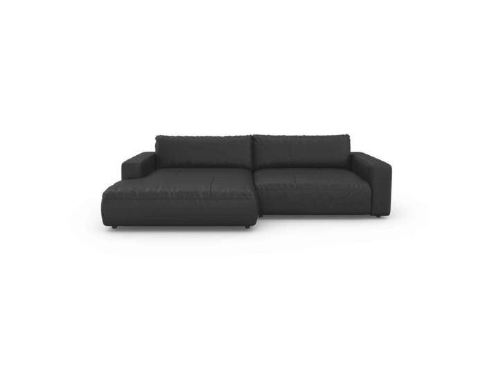 Musterring Lucia Sofa mit Lederbezug in verschiedenen Farben - Leder Puro grey , links, Modern, Zeitlos von Musterring
