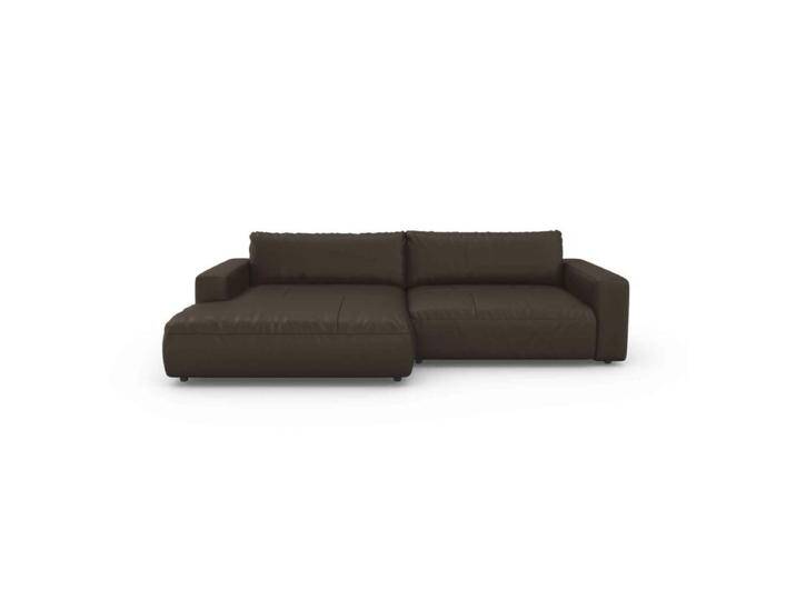 Musterring Lucia Sofa mit Lederbezug in verschiedenen Farben - Leder Puro mocca , links, Modern, Zeitlos von Musterring