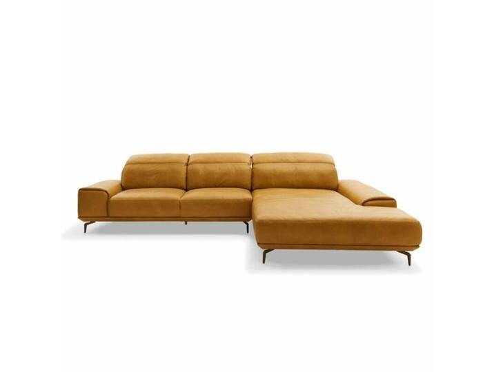 Musterring MR 2490 Ecksofa in Leder oder Microfaser und optionalen Relaxfunktionen - Microfaser V85/52 kurkuma , ohne Funktion , rechts von Musterring