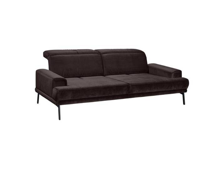 Musterring MR 4580 Sofa als 2-Sitzer oder 3-Sitzer mit Sitztiefenverstellung - Textilgewebe Velvet purple , 228 von Musterring