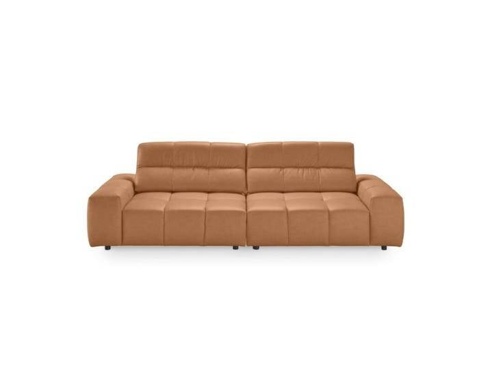 Musterring Marlo Ledersofa mit Sitztiefenverstellung - Leder Vicenza cognac, Modern, Zeitlos von Musterring