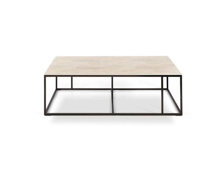 Musterring Nela Couchtisch mit heller Keramik Platte und Gestell in Schwarz – 120 x 70 cm - 36, Modern, Zeitlos von Musterring