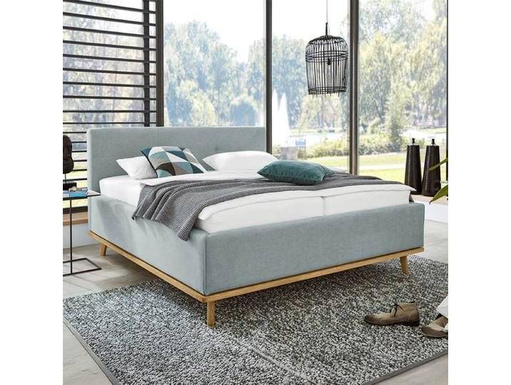 Musterring Polsterbett Delphi Komfort Webstoff mit Bettkasten und Lattenrost 160x200cm Blau modern, Musterring Polsterbett Delphi Komfort Webstoff mit Bettkasten und Lattenrost 160x200cm Blau modern, von Musterring