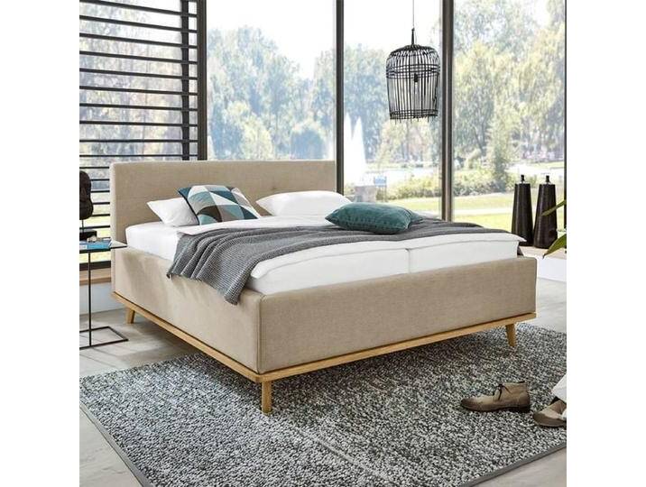 Musterring Polsterbett Delphi Komfort Webstoff mit Bettkasten und Lattenrost 160x200cm modern, von Musterring