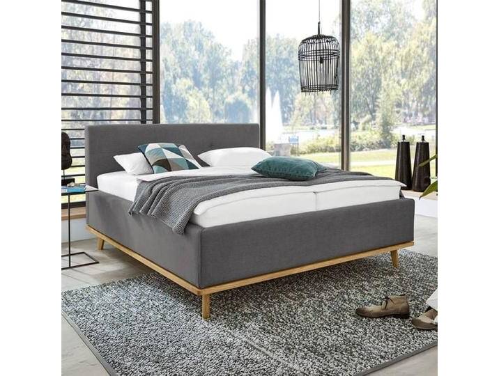 Musterring Polsterbett Delphi Komfort Webstoff mit Bettkasten und Lattenrost 180x200cm Hellgrau modern, Musterring Polsterbett Delphi Komfort Webstoff mit Bettkasten und Lattenrost 180x200cm Hellgrau modern, von Musterring