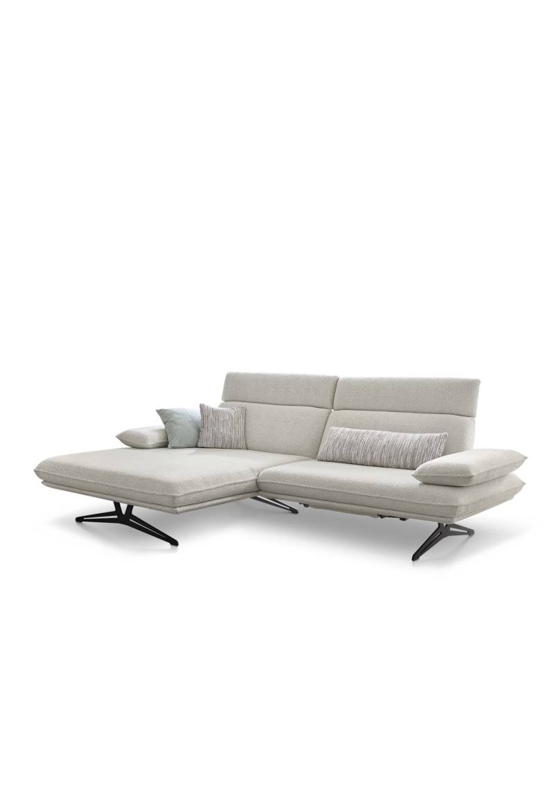 Musterring Polstergruppe MR 455 ca. 282x156cm in Stoff Cosmo hellgrau von Musterring