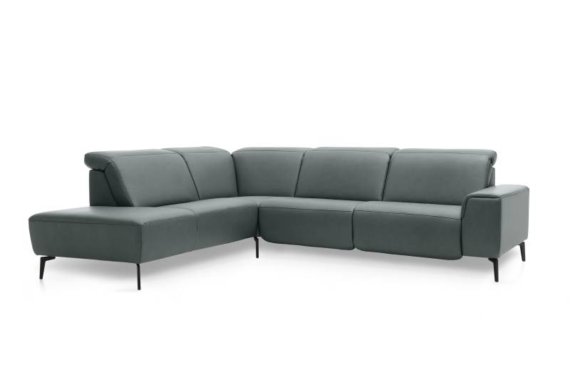 Musterring Polsterrundecke MR 1320 ca. 295x249cm in Leder Vivre opal von Musterring