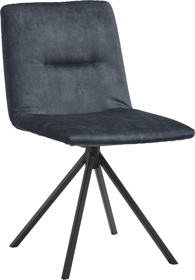 Musterring Polsterstuhl JustB! SP500 (1 St), ohne Armlehne, wahlweise mit Drehfunktion, Stativgestell in schwarz von Musterring