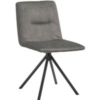 Musterring Polsterstuhl "JustB SP500", 1 St., Veloursstoff, ohne Armlehne, wahlweise mit Drehfunktion, Stativgestell in schwarz von Musterring