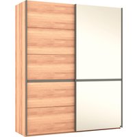 Musterring Schwebetürenschrank "Sorrent, Kleiderschrank, Schrank, Schiebetüren", (Teilmassiv Eiche, MADE IN GERMANY), Türen in Eiche massiv mit Kassetten-Optik, verschiedene Maße verfügbar von Musterring