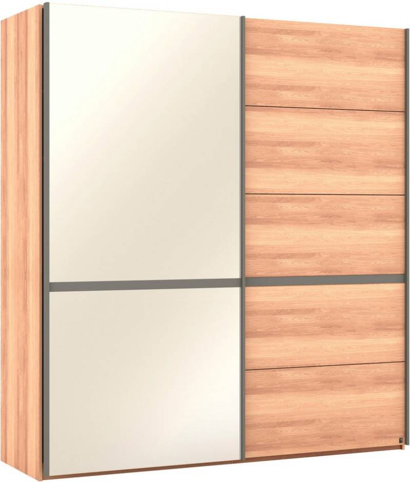 Musterring Schwebetürenschrank Sorrent, Kleiderschrank, Schrank, Schiebetüren (Teilmassiv Eiche, MADE IN GERMANY) Türen in Eiche massiv mit Kassetten-Optik, verschiedene Maße verfügbar von Musterring