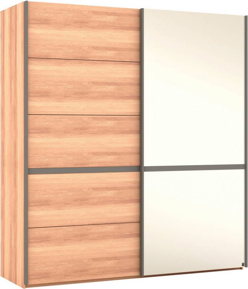 Musterring Schwebetürenschrank Sorrent, Kleiderschrank, Schrank, Schiebetüren (Teilmassiv Eiche, MADE IN GERMANY) Türen in Eiche massiv mit Kassetten-Optik, verschiedene Maße verfügbar von Musterring