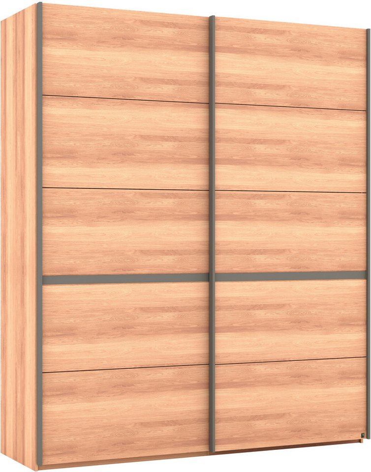 Musterring Schwebetürenschrank Sorrent, Kleiderschrank, Schrank, Schiebetüren (Teilmassiv Eiche, MADE IN GERMANY) Türen in Eiche massiv mit Kassetten-Optik, verschiedene Maße verfügbar von Musterring