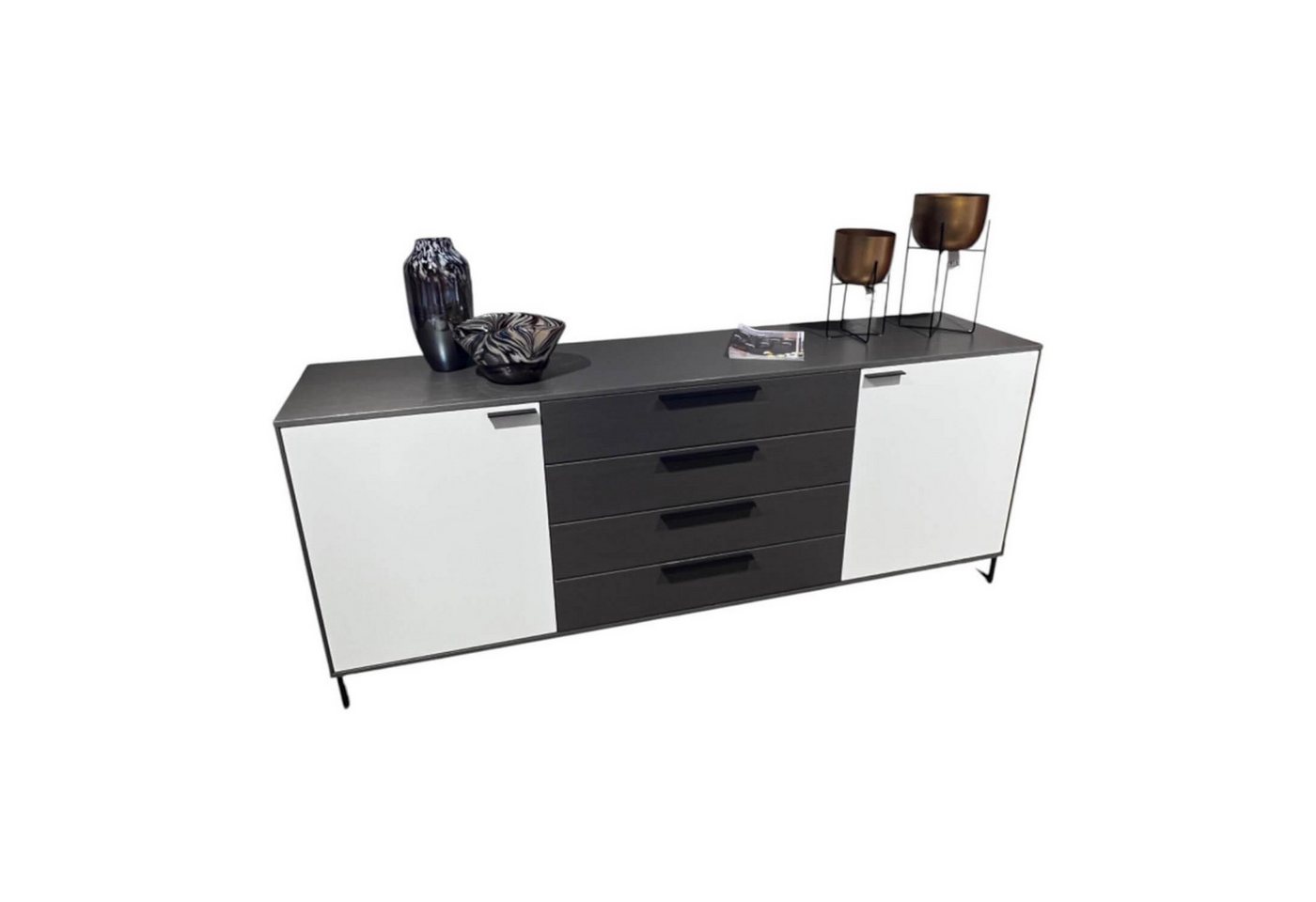 Musterring Sideboard Sideboard 2R Kara Frame Lack Weiß Und Mantelseiten Musterring Sideboard Sideboard 2R Kara Frame Lack Weiß Und Mantelseiten von Musterring