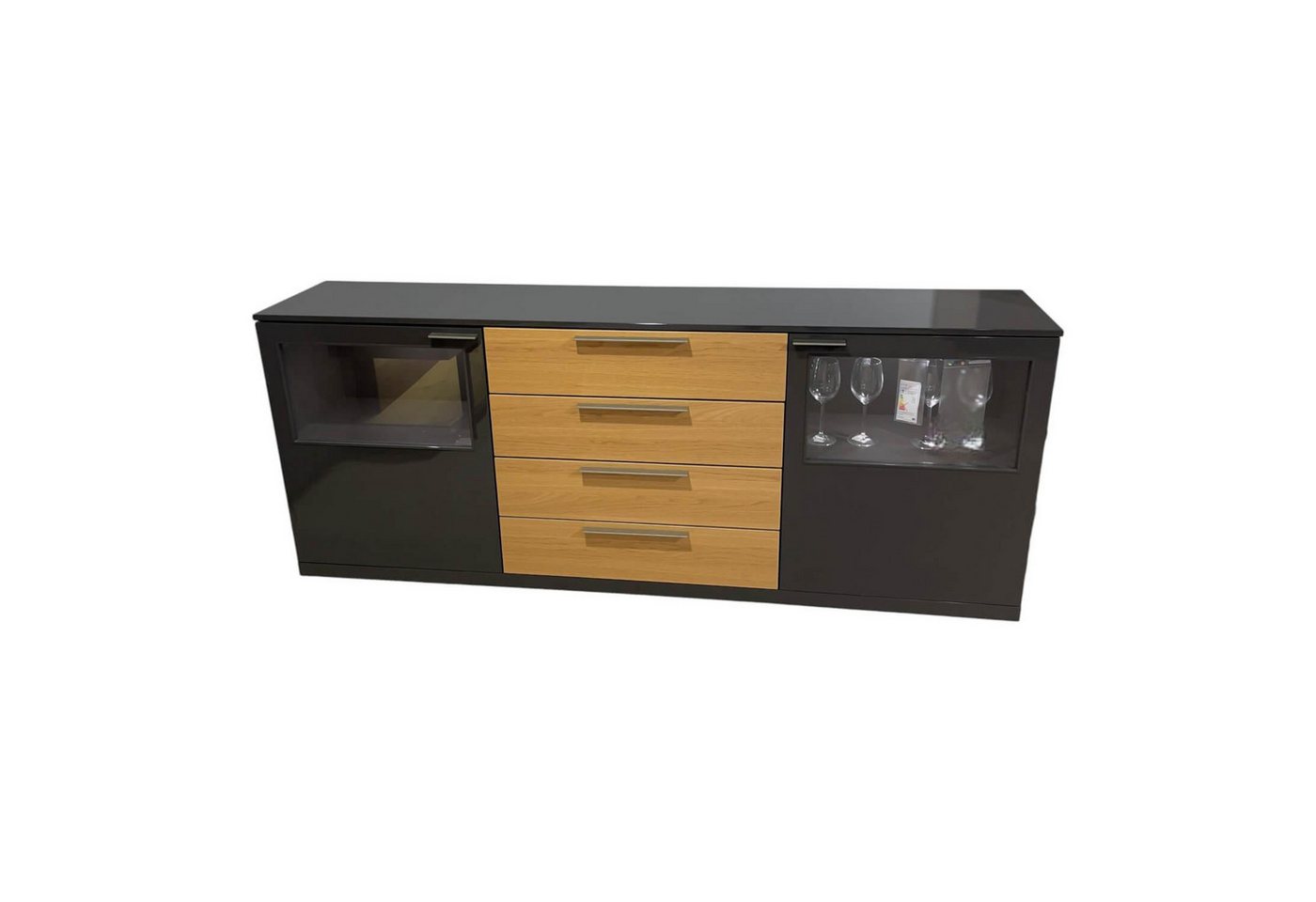 Musterring Sideboard Sideboard Kara 61851 Lack Graphit Anthrazit Hochglanz Front Musterring Sideboard Sideboard Kara 61851 Lack Graphit Anthrazit Hochglanz Front von Musterring
