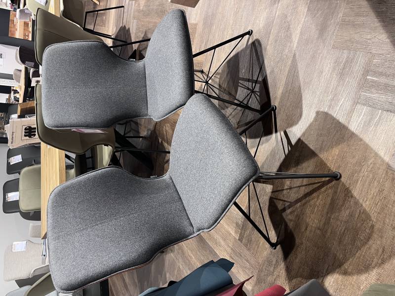 Musterring Stuhl 2er-Set NEVIO ca. B49 x H95 x T63 cm in Innen Stoff B FC1001 Future von Musterring
