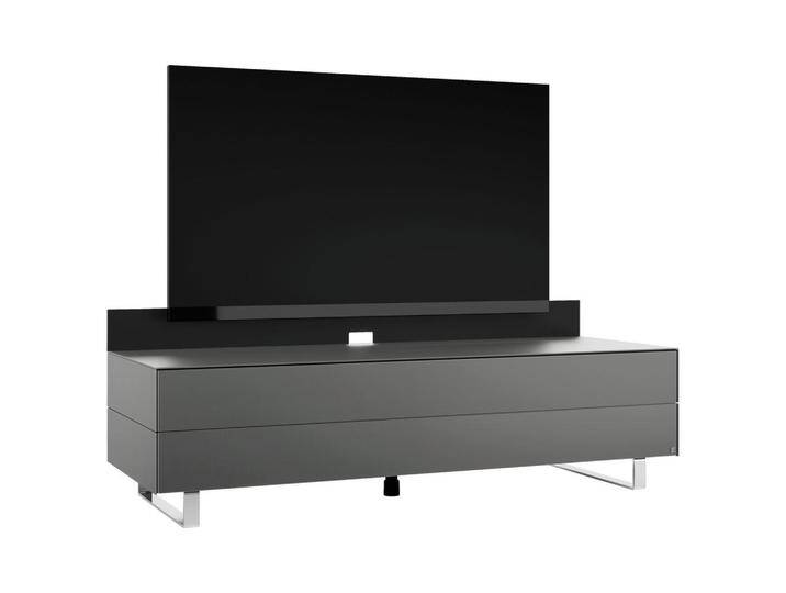 Musterring TV-ELEMENT, Grau, Metall, Glas, 2 Fächer, 150.5x53.5x57.0 cm, Kleinmöbel von Musterring