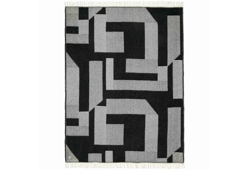 Musterring Tagesdecke SLOW Plaid, 140 x 200 cm in Schwarz von Musterring