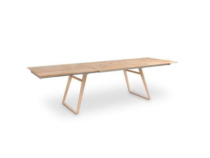 Musterring Tavia Esstisch mit Tischplatte aus massiver Eiche, optional mit Ausziehfunktion - Charaktereiche massiv geölt , 220-320 x 77 x 100 von Musterring