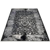 Musterring Teppich "COLORADO FLOWER", rechteckig, 5 mm Höhe, exclusive MUSTERRING DELUXE COLLECTION hochwertig gekettelt Fransen von Musterring