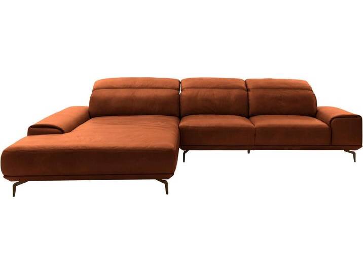 Musterring Wohnlandschaft MR 2490, Bronze-Fuß, Sitzhöhe 48cm, Maße 342 x 207 cm, ohne Federkern,mit elektrischen Funktionen,Sockel Leder, cognac/b Musterring Wohnlandschaft MR 2490, Bronze-Fuß, Sitzhöhe 48cm, Maße 342 x 207 cm, ohne Federkern,mit elektrischen Funktionen,Sockel Leder, cognac/b von Musterring